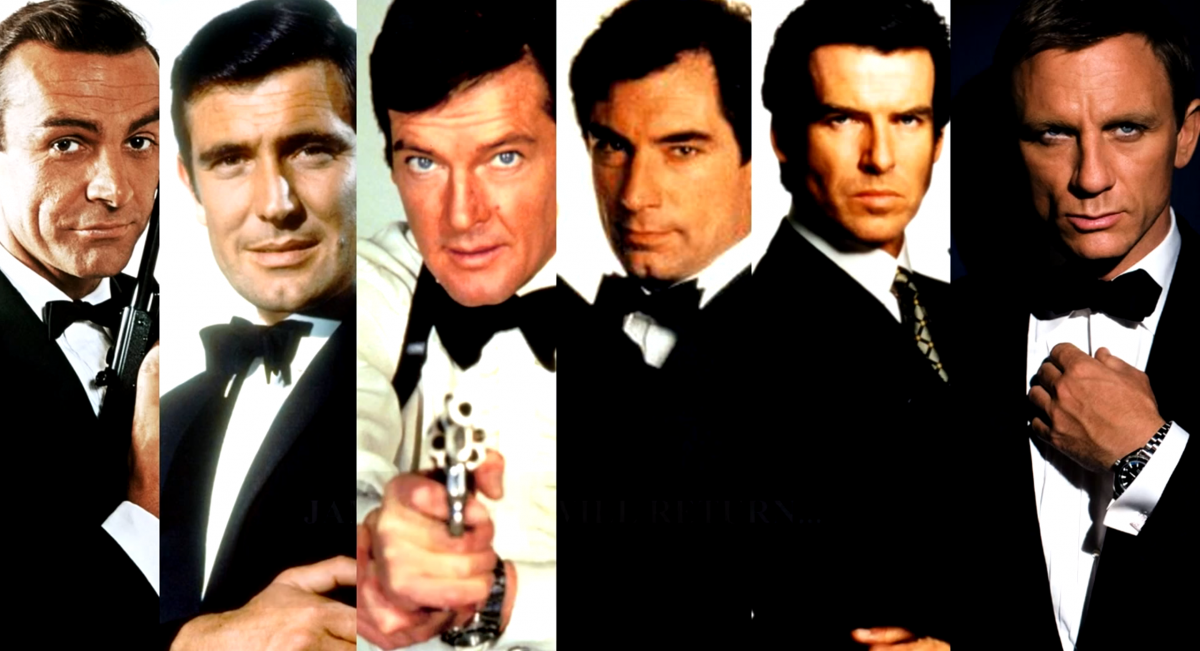 The many faces of James Bond